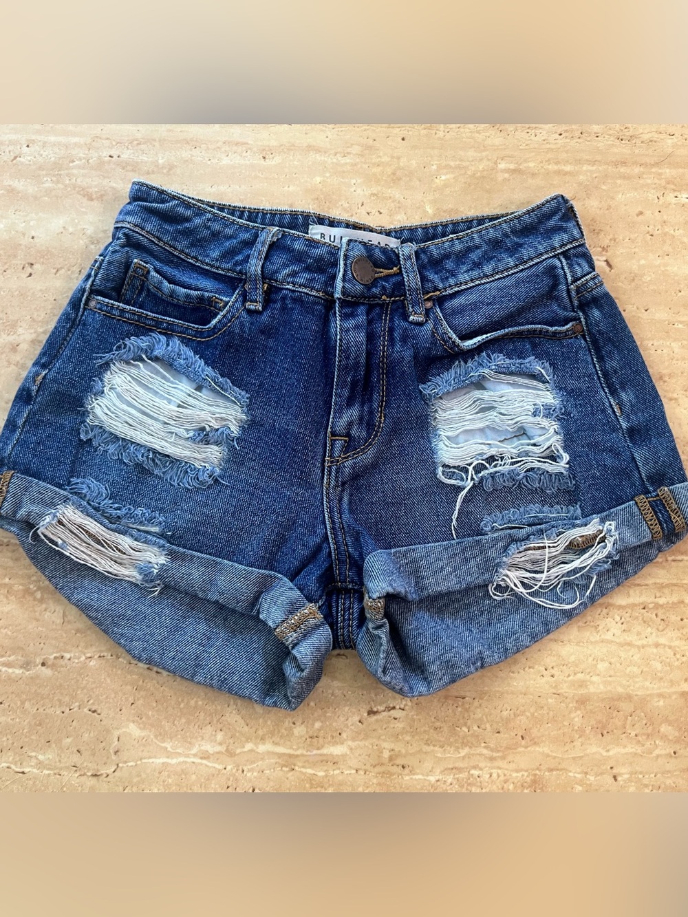 Pacsun 22 Waist High Rise Short Shorts